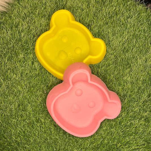 Panda Shape Single Face Bowl for Cats & Small Dogs – Durable Plastic Feeding Bowl