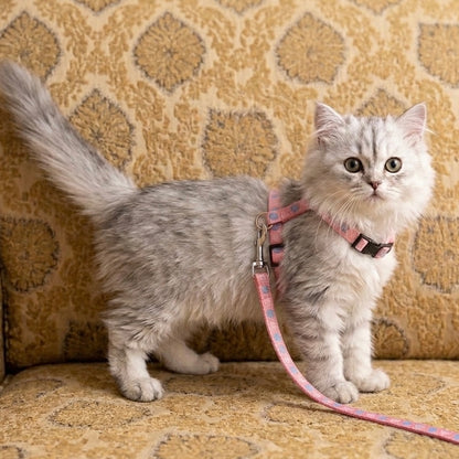 Adjustable Cat Collar Harness – Comfortable & Safe for Cats